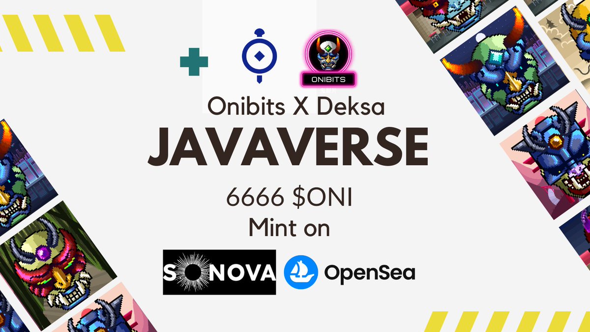 MasaVaults's tweet image. 🚨 ONIBITS MINT DATE CONFIRMED! 🚨
Mint opens ⏰ 09:00 UTC • 9 May 2025
🔗 Bookmark the mint page launch.sonova.one/launchpad/Onib…
At launch we’ll go live with a joint AMA hosted by @soneium + @SonovaNFT to answer all your questions and dive into the future of #Javaverse ⚔️👹
🎁…