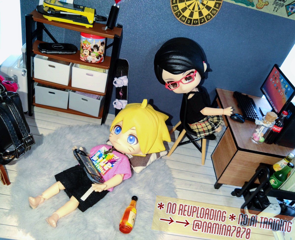 ねんどろサラダできた🥗🥗

最新話読んでボルサラ🔩🥗‼️ってなってたのでねんどろボルト君の隣に並べられて満足満足😘😘

#ねんどろカスタム