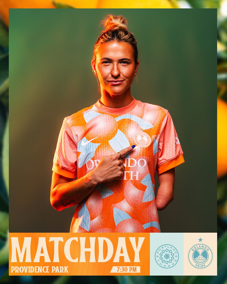 Orlando Pride (@orlpride) on Twitter photo IT IS MATCHDAY MY DUDES 🗣️
🆚 <a href="/ThornsFC/">Portland Thorns FC</a>
🏟️ Providence Park
🕢 7:30 PM
📺 <a href="/IONNWSL/">NWSL on ION</a> IT IS MATCHDAY MY DUDES 🗣️
🆚 <a href="/ThornsFC/">Portland Thorns FC</a>
🏟️ Providence Park
🕢 7:30 PM
📺 <a href="/IONNWSL/">NWSL on ION</a>