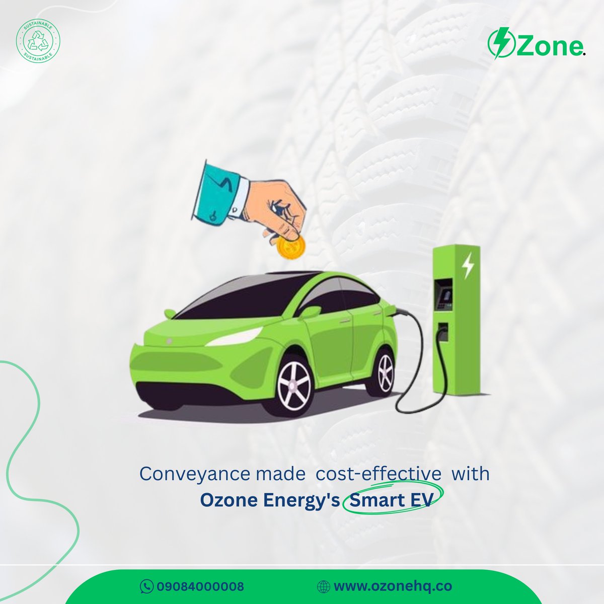 Ozone_HQ's tweet image. Cleaner air, easier charging. That's the EV difference. Make the switch today to Ozone's EV to enjoy smoother rides, lower running costs, and a healthier environment.
100% electric/hybrid.
Reach out: 09084000008
#Ozone #CleanEnergy #EV #DriveElectric