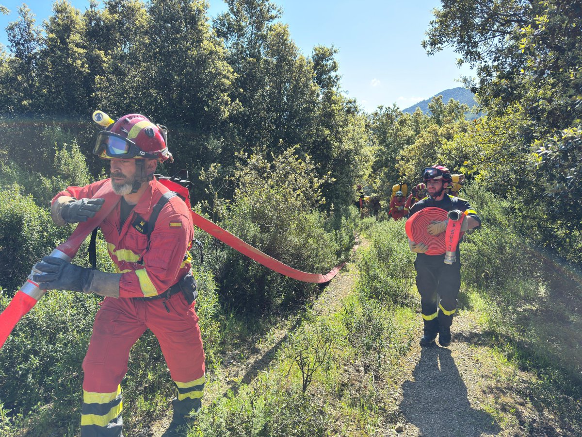 UMEgob's tweet image. El trabajo en equipo y el intercambio de procedimientos, claves para lograr una alta eficiencia en la ejecución de tareas.

Un equipo del Tercer Batallón @UMEgob ha realizado esta semana instrucción #LCIF en #Córcega, junto a la @UIISC5CORTE de las #FORMISC 🇪🇸 🤝 🇫🇷
