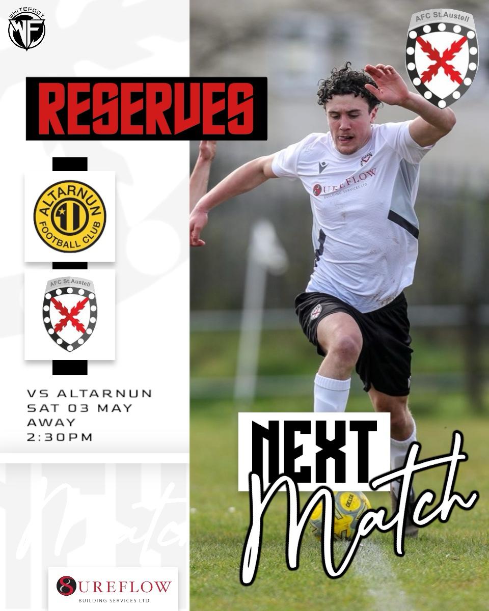AFC St Austell (@afcstaustell) on Twitter photo RESERVES
MATCHDAY
Final game of the <a href="/StPiranLeague/">Kernow Stone St Piran League</a> season as we travel to <a href="/Altarnun_FC/">Altarnun FC</a> .
#Costa
<a href="/swsportsnews/">South West Sports News</a> <a href="/StAustellVoice/">St Austell Voice</a> <a href="/Cornishfootball/">Dave Deacon</a> RESERVES
MATCHDAY
Final game of the <a href="/StPiranLeague/">Kernow Stone St Piran League</a> season as we travel to <a href="/Altarnun_FC/">Altarnun FC</a> .
#Costa
<a href="/swsportsnews/">South West Sports News</a> <a href="/StAustellVoice/">St Austell Voice</a> <a href="/Cornishfootball/">Dave Deacon</a>