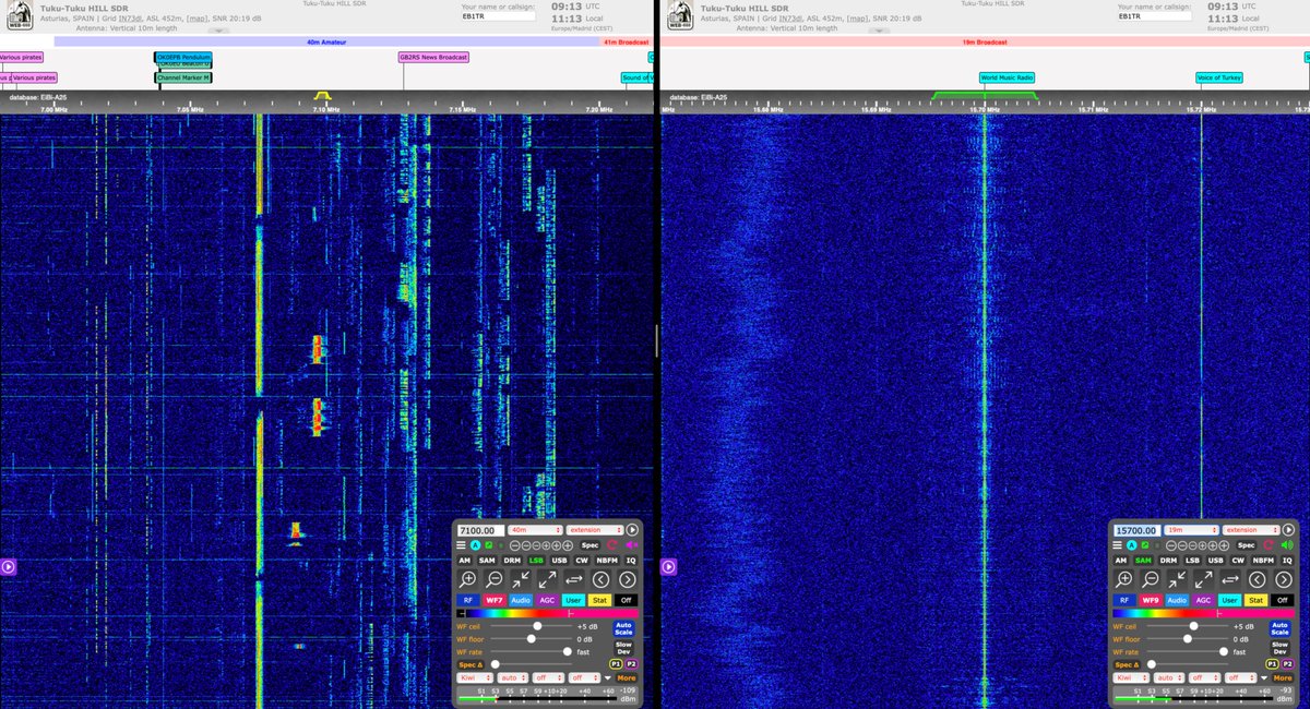 Escuchar #WMR los fines de semana. La música, los programas de radio en general, se disfrutan mas -mucho mas- "sufriendo" fading selectivo y con la fritura típica de una recepcion que se dificulta por momentos. #Radioescucha #OndaCorta #SWL #ShortWave
