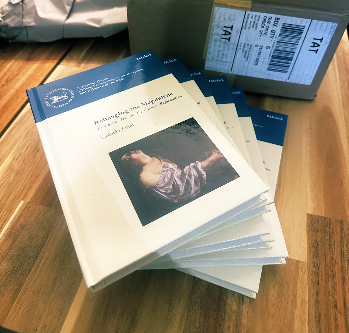 Author copies of Reimaging the Magdalene have arrived! Tell your librarian it’s available  now from <a href="/BloomsburyRS/">Religious Studies</a> <a href="/tandtclark/">T&T Clark</a>, but watch this space for a giveaway.