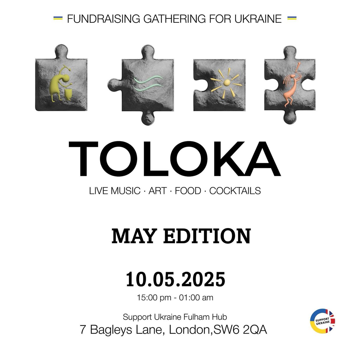 British-Ukrainian Aid (@britukraid) on Twitter photo 1 WEEK TO GO!
May Toloka — May 10
Get ready for an unforgettable day!
• Activities for kids & adults
• Fantastic merchandise
• Delicious food & drinks
• Great vibes, all day long
Tickets: eventbrite.co.uk/e/toloka-10-ma…
<a href="/londonmaidan/">Official Page of SUPPORT UKRAINE/LONDON EUROMAIDAN</a> 1 WEEK TO GO!
May Toloka — May 10
Get ready for an unforgettable day!
• Activities for kids & adults
• Fantastic merchandise
• Delicious food & drinks
• Great vibes, all day long
Tickets: eventbrite.co.uk/e/toloka-10-ma…
<a href="/londonmaidan/">Official Page of SUPPORT UKRAINE/LONDON EUROMAIDAN</a>