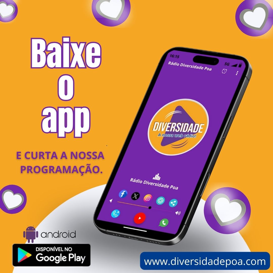 diversidade_poa's tweet image. Baixe nosso aplicativo gratuito na Play Store e conecte-se com a nossa programação durante a semana e fim de semana!
Clique aqui e instale agora:
play.google.com/store/apps/det…
#DiversidadePoa #RádioWeb #AppAndroid #PlayStore #OuçaComAGente