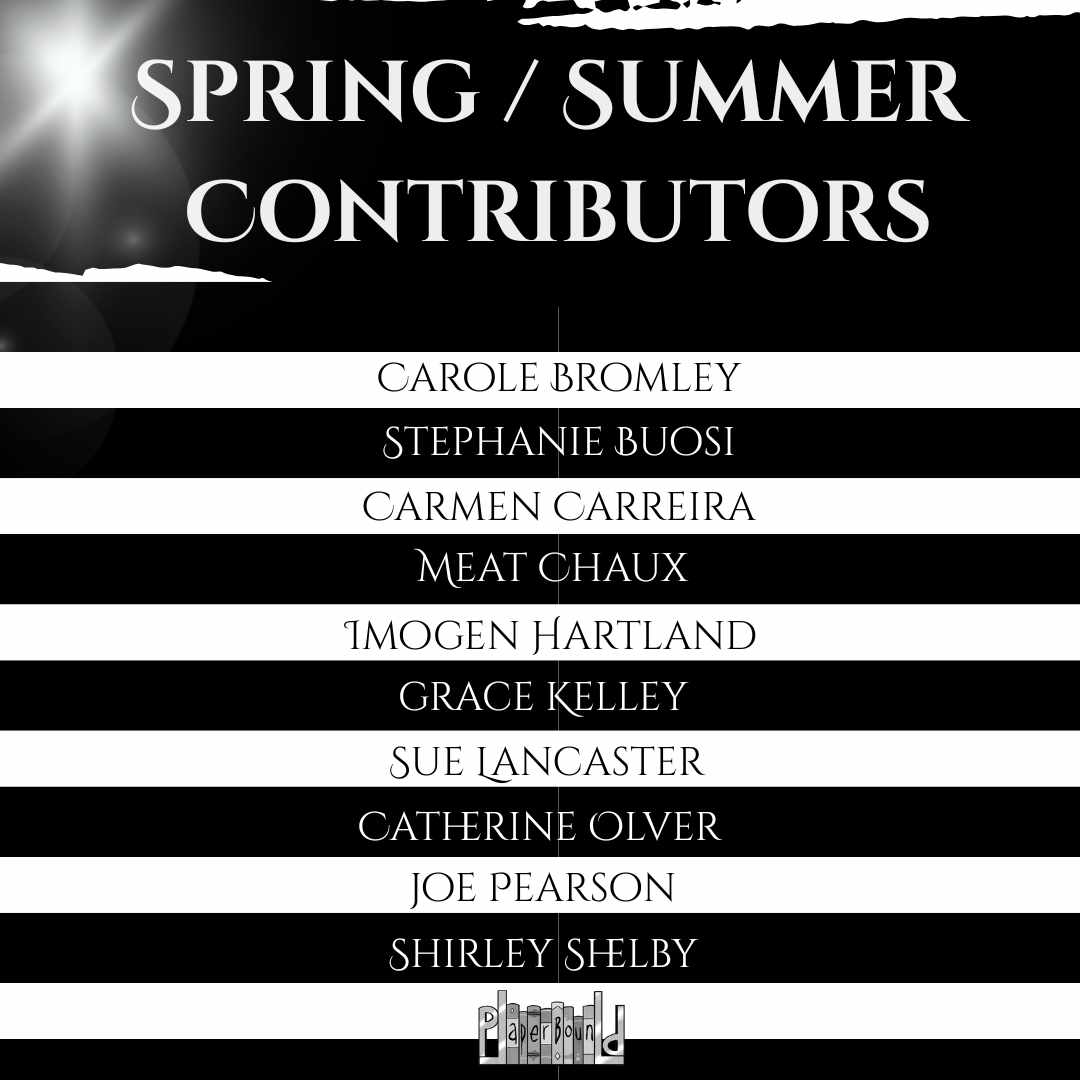 PaperboundMag's tweet image. We’re thrilled to reveal the #writers &amp;amp; #illustrators in the next issue. We can’t wait to share their creations soon!

🎉Congrats Stephanie Buosi, Meat Chaux, @GraceFitzKelley @thewordwoods @CaroleBromley1 Carmen Carreira, Imogen Hartland @writessue Joe Pearson &amp;amp; Shirley Shelby