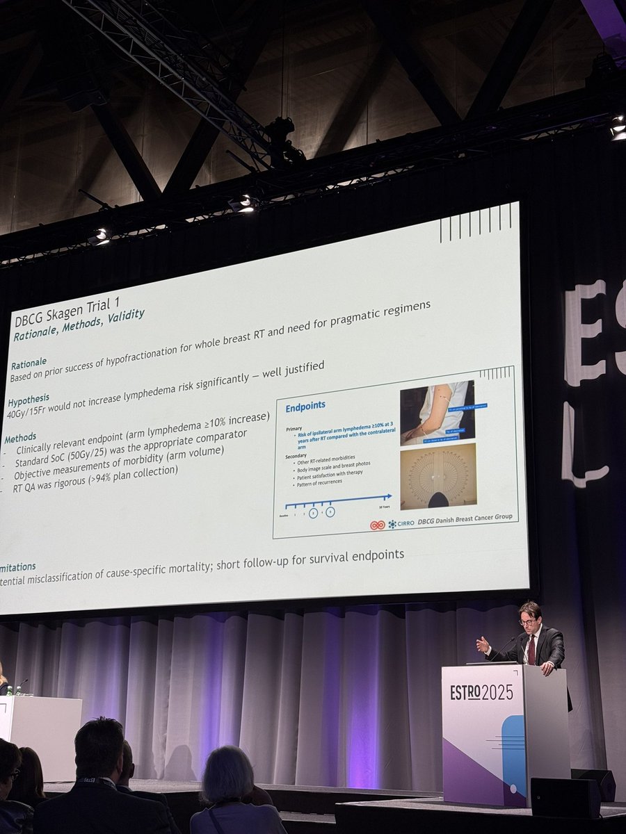 Donjeta Zeqa (@donjetazeqa) on Twitter photo "De-escalation is not omission - it is optimisation. It is not giving less, but giving better, tailored to each patient and supported by evidence"
<a href="/Icro_Meattini/">Icro Meattini</a> great discussant👏🏻 #ESTRO25 Late Breaking Papers "De-escalation is not omission - it is optimisation. It is not giving less, but giving better, tailored to each patient and supported by evidence"
<a href="/Icro_Meattini/">Icro Meattini</a> great discussant👏🏻 #ESTRO25 Late Breaking Papers