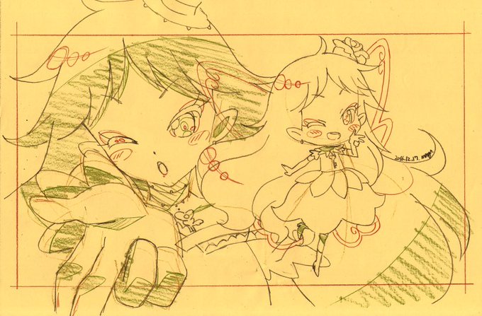 過去絵
ローズちゃんとローズさん 