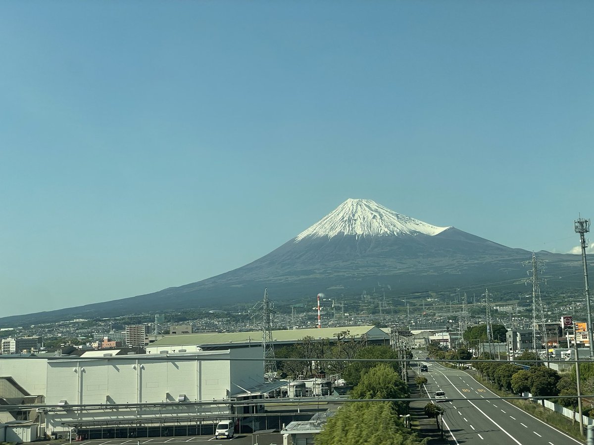 今日は富士山が綺麗に見れました