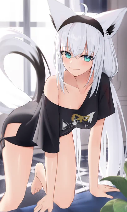 部屋着きっつね#絵フブキ 