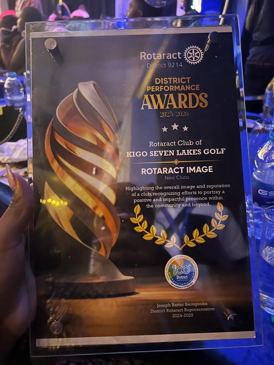 Rac7lakeskigo's tweet photo. We Came , We Came ,
We can now be identified as a Multi awarded Rotaract Club ๐
Well done to The whole team.
These are coming home from Tanzania at the #100thdiscon
#kigo7lakesgolf #golfers https://t.co/qJmx0BFgGw