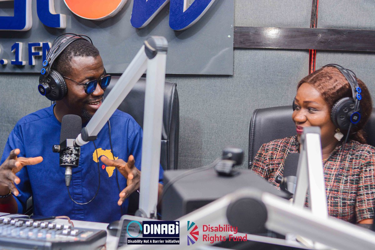 DinabiNig's tweet image. Stella Ikeokwu of Precious Petals speaking on our radio talk show tagged Disability Inclusion in Ondo state on Glow 99.1 FM AKURE with funding from @DisabRightsFund