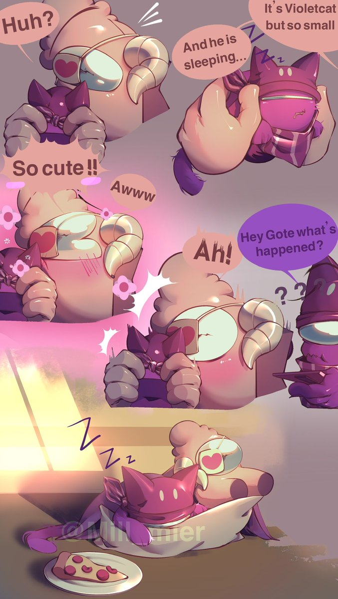 I’m try to drawing a little comic for them ☺️✨ 
OCs belong to <a href="/Dragon_Bluey/">Dragonblue</a> 
#amongusOC #AmongUs #amongusfanart #amongusart