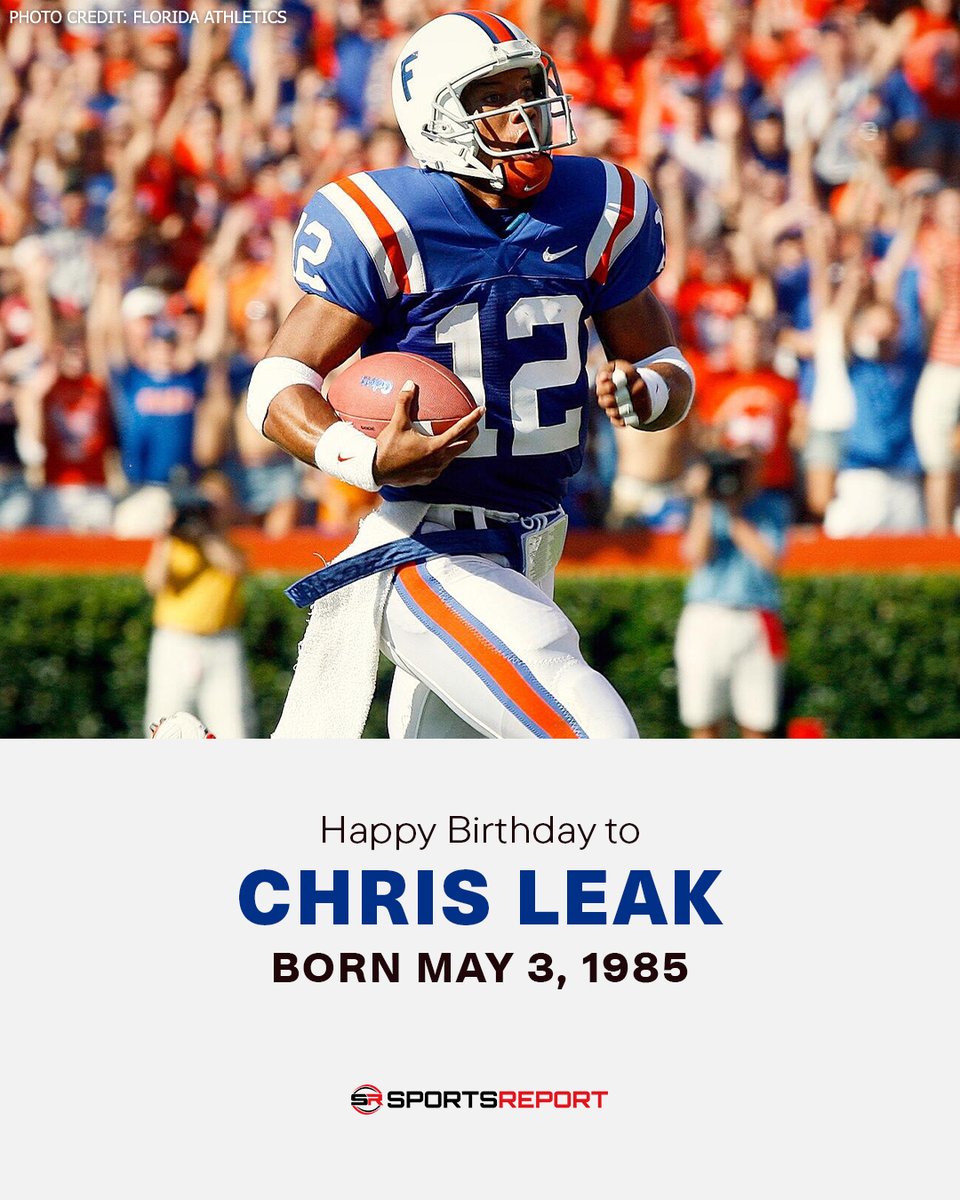 SRFloridaGators's tweet image. Happy Birthday to Gators Legend, Chris Leak! @CoachChrisLeak