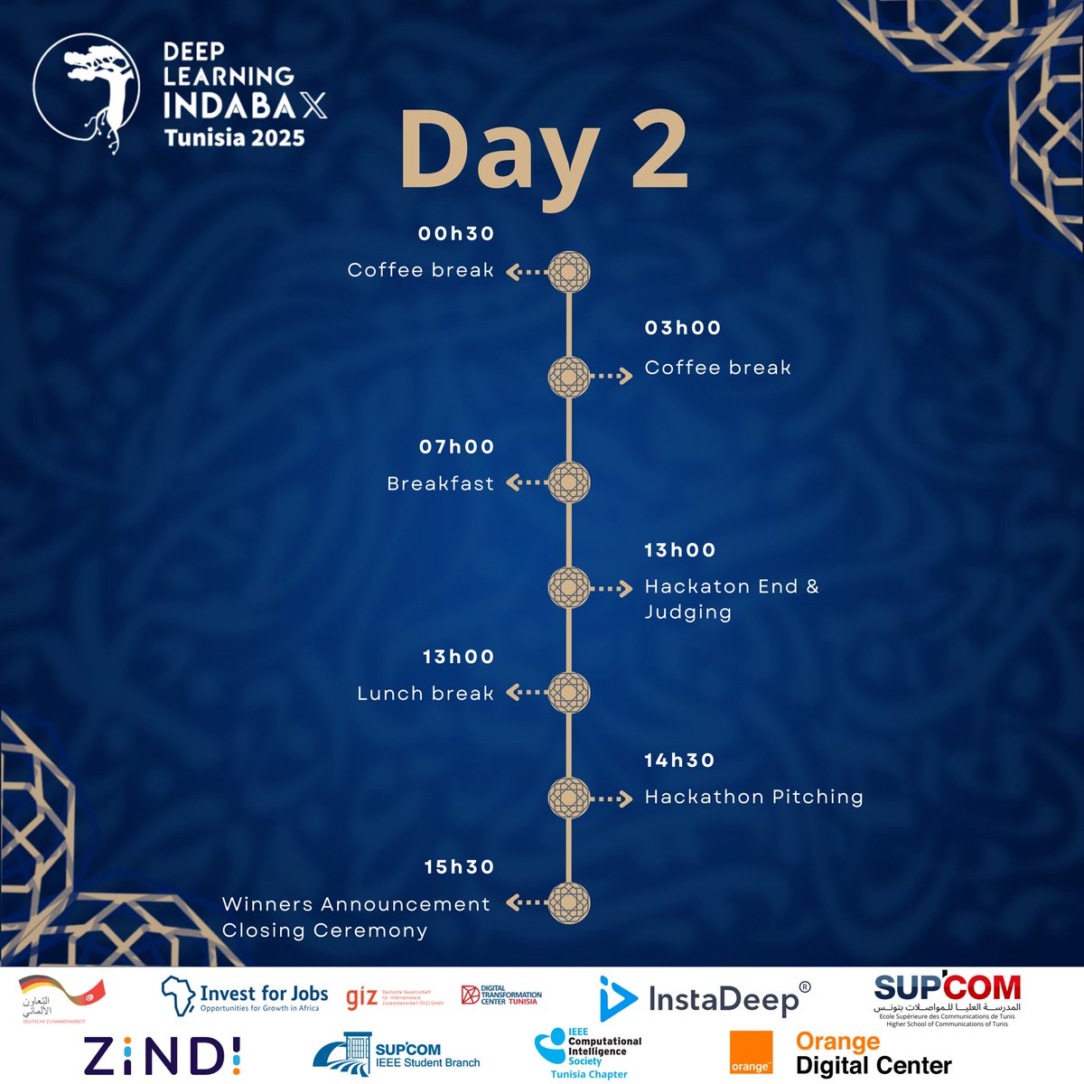 📅 𝐓𝐡𝐞 𝐩𝐫𝐨𝐠𝐫𝐚𝐦 𝐟𝐨𝐫 𝐈𝐧𝐝𝐚𝐛𝐚𝐗 𝐓𝐮𝐧𝐢𝐬𝐢𝐚 𝟐𝟎𝟐𝟓 𝐢𝐬 𝐡𝐞𝐫𝐞! 🚀

 We’re thrilled to share a lineup of insightful keynotes, workshops, and networking opportunities that will shape the future of AI.  get ready for an unforgettable experience! 🌟