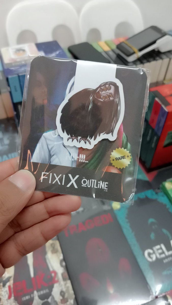 Sample 8 siri terbaru #FixiBlindbookmark ada di booth #KembaraFixi Ipoh Alternative Book Fest! Kabor je ke abang booth nak 1.