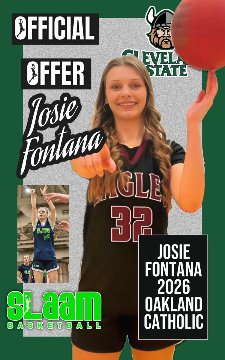 slaambasketball (@slaambasketball) on Twitter photo π¨ Huge shoutout to #SLAAMFam superstar <a href="/josie_fontana/">Josie Fontana</a>! π Sheβs earned an incredible opportunity to ball out for <a href="/coachkwbb/">Chris Kielsmeier</a> & <a href="/CSU_WBasketball/">Cleveland State Women's Basketball</a>! ππ₯<a href="/slaam2026jamal/">SLAAM 2026 Woodson</a>, <a href="/OC__Hoops/">Oakland Catholic Basketball</a>, <a href="/SelectEventsBB/">Select Events Basketball</a>, & <a href="/HorizonLeague/">Horizon League</a>! πͺ #GoVikings #SLAAMBasketball π¨ Huge shoutout to #SLAAMFam superstar <a href="/josie_fontana/">Josie Fontana</a>! π Sheβs earned an incredible opportunity to ball out for <a href="/coachkwbb/">Chris Kielsmeier</a> & <a href="/CSU_WBasketball/">Cleveland State Women's Basketball</a>! ππ₯<a href="/slaam2026jamal/">SLAAM 2026 Woodson</a>, <a href="/OC__Hoops/">Oakland Catholic Basketball</a>, <a href="/SelectEventsBB/">Select Events Basketball</a>, & <a href="/HorizonLeague/">Horizon League</a>! πͺ #GoVikings #SLAAMBasketball