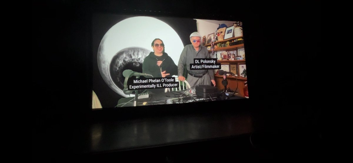 4.27.25 It was great to screen #ExperimentallyILL: The Movie 9 at <a href="/IFFBoston/">Independent Film Festival Boston</a>’s #BostonOpenScreen. Bob White: “We’re making history!” Actor Hartley Pleshaw came to support our movie &amp; gift me <a href="/officialDannyT/">Danny Trejo</a>’s bio. More: instagram.com/p/DI-fvcIReHS/… #IFFBoston #DannyTrejo #indiefilm