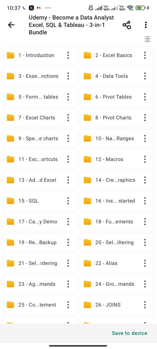 sadhna6389's tweet photo. Data Analytics from Zero to Expert Free Course😱🤯

A Udemy Complete Paid Course for Free.👇
Limited Time(48 Hours Only)

This Course covers;
-Excel
-SQL
-Tableau
-Many more...

Simply:-
1. Must follow  to get Link
2. Like and Repost
3. Type "course" &amp; get Link in DM https://t.co/0vcvFRW2In
