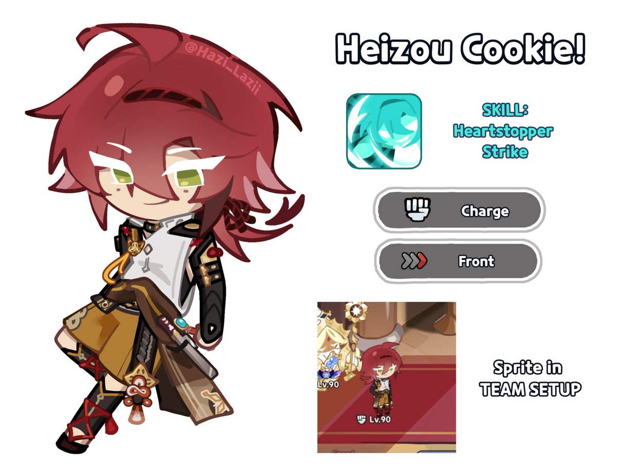 Heizou Cookie #CRK #genshinimpact #crossover #shikanoinheizou #Heizou