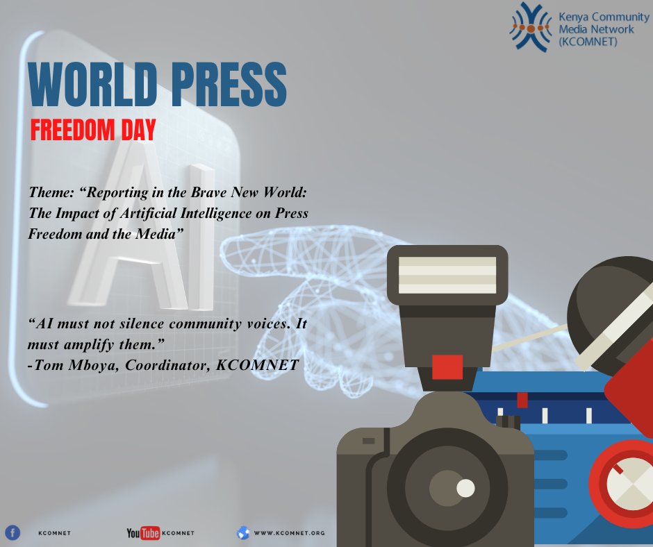 kcomnet's tweet image. A free press empowers the people, protects the truth, and strengthens democracy.
#WorldPressFreedomDay 
#WPFD25