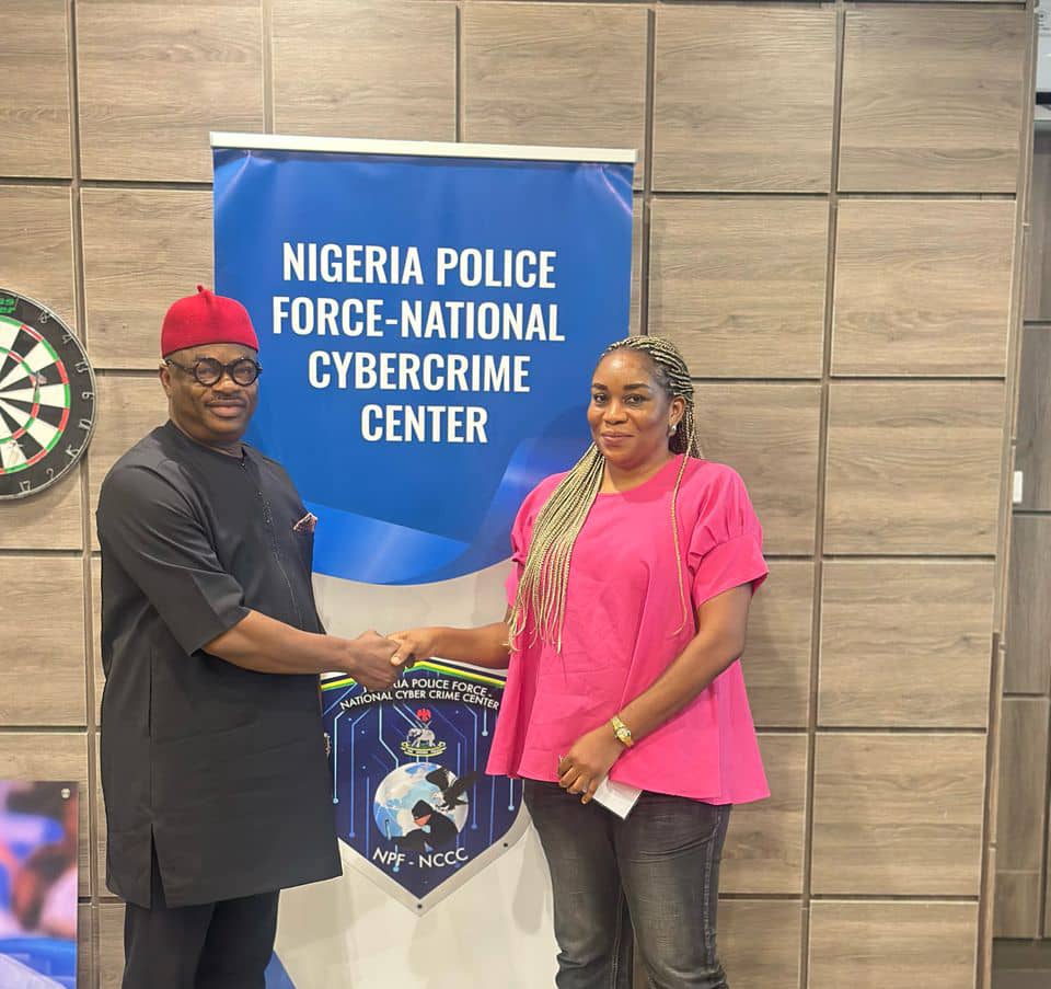 Many thanks to the CP National CyberCrime Centre NCCC CP Uche Ifeanyi Henry for his support in the successful cyber security awareness workshop for girls.

Our next workshop will focus on the youths from Private Secondary schools in Abuja.

The CP has pledged his full support.