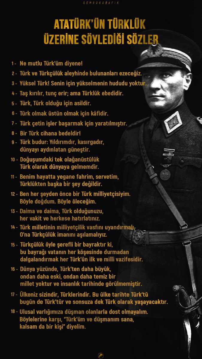 SimgeErciyas's tweet image. #3MayısTürkBilincini geleceğe taşıma ve yüceltme günümüz kut’lu ve daim olsun. 

#nutuk bir ezber değil #algı meselesidir. 

#türkolmak daim olmaktır.
