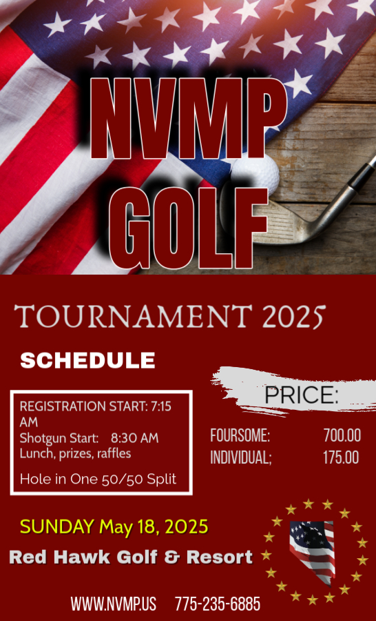 Don't miss out! Join our golf tournament and support the memorial! nvmp.us #Golf #CharityEvent