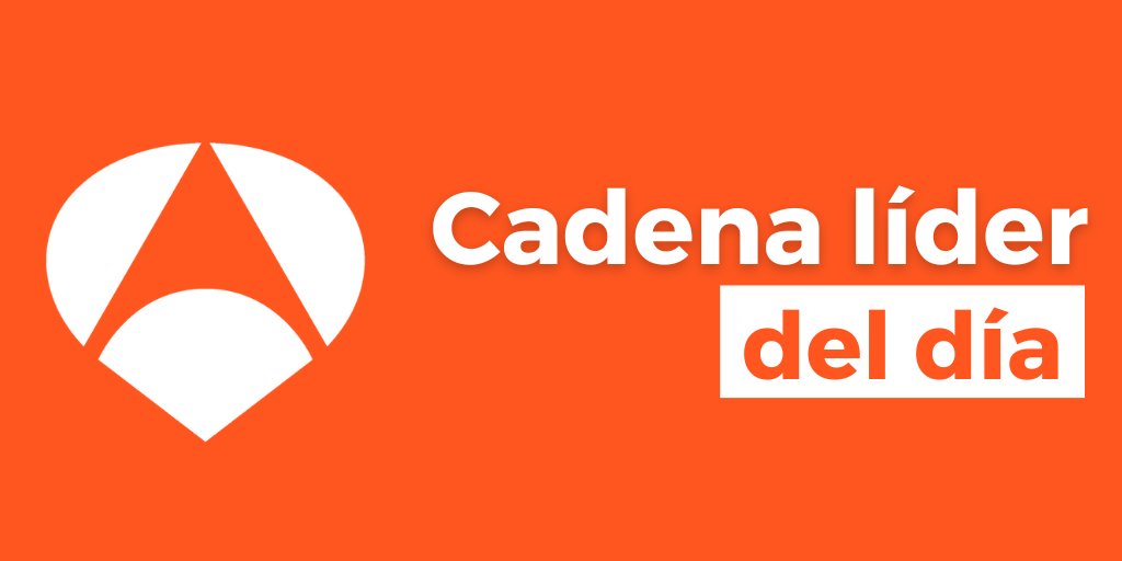 atresmediacom's tweet photo. #Audiencias | 

🥇 @antena3com (15,8%), TV LÍDER del viernes. Aventaja a sus rivales en +6,5 y +5,5 puntos

📈 LÍDER en TODAS las franjas del día 

📈 Emite LO+ VISTO: @A3Noticias, @Antena3Deportes, @TuCaraMSuena, @LaRuletaSuerte, @PasapalabraA3 y @SuenosLibertad_ https://t.co/J4LjtyWvTg