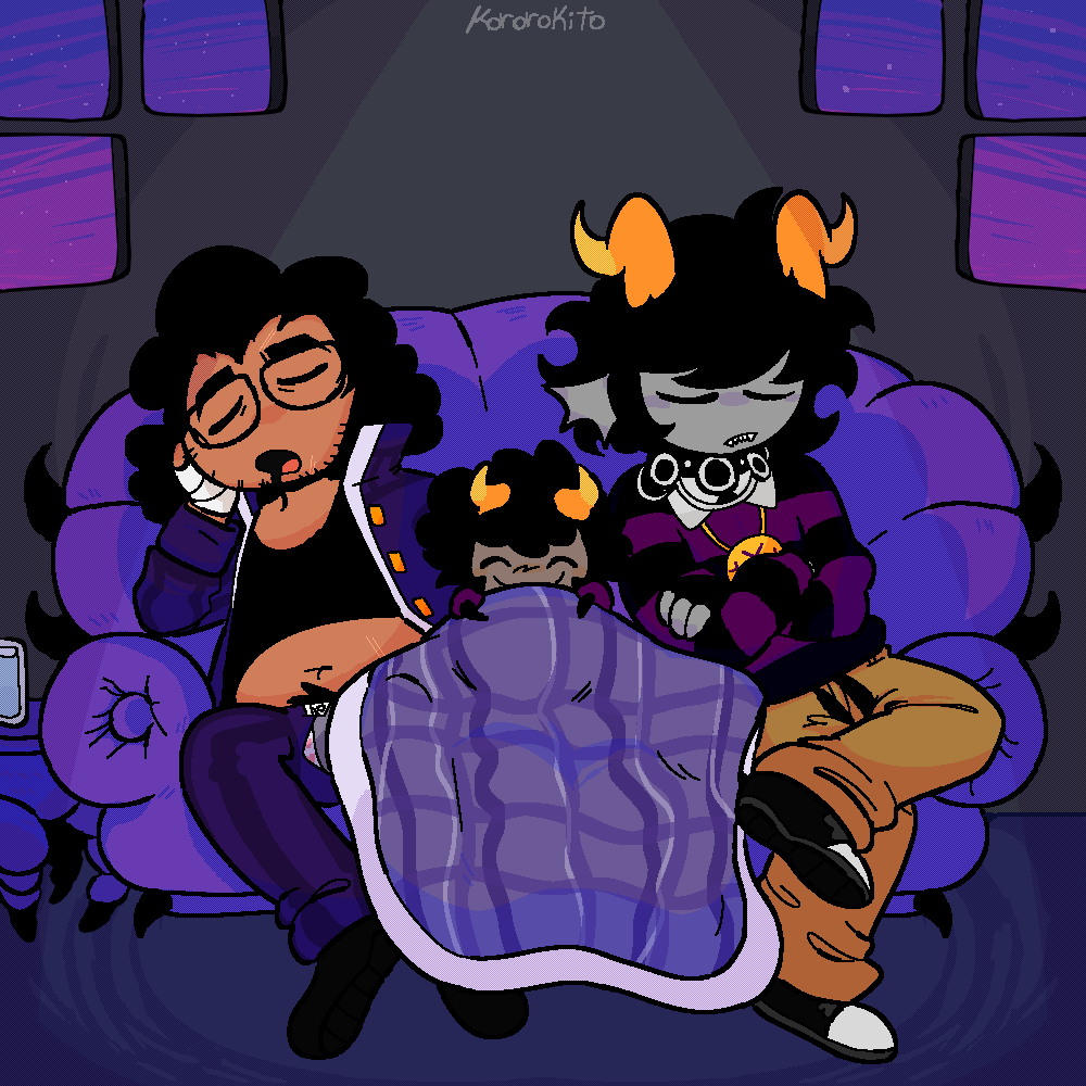 Kororokito's tweet image. 🎀Commission for @vooraticus ! sleepy heads