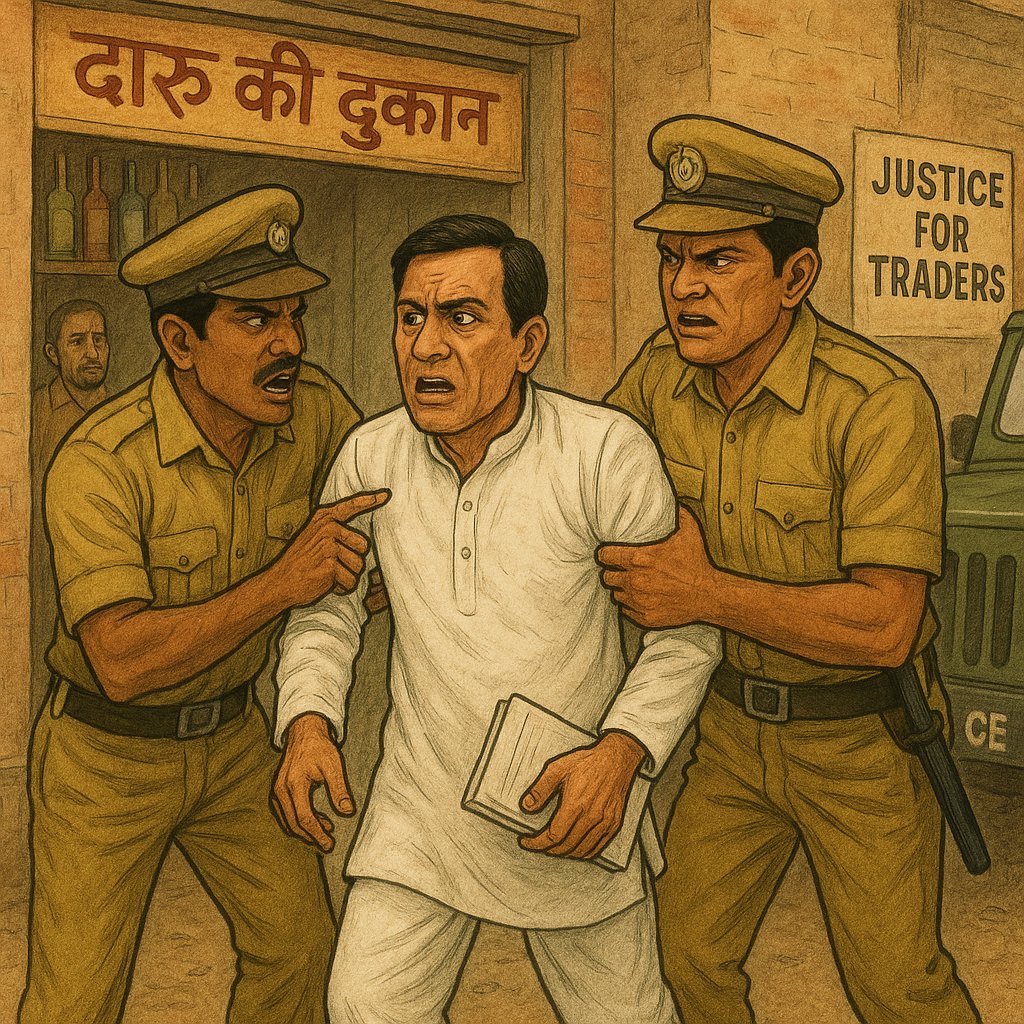 BenefitNews24's tweet image. Outrage in Goa as Gujarat Police arrest legal liquor trader without warrant. Is the Prohibition Act now a licence to loot, harass, and bypass the law?

benefitnews.in/india/gujarat-…

@Bhupendrapbjp @CMOGuj @dgpgujarat @India_NHRC 
#GujaratPolice #ProhibitionAct #GoaNews