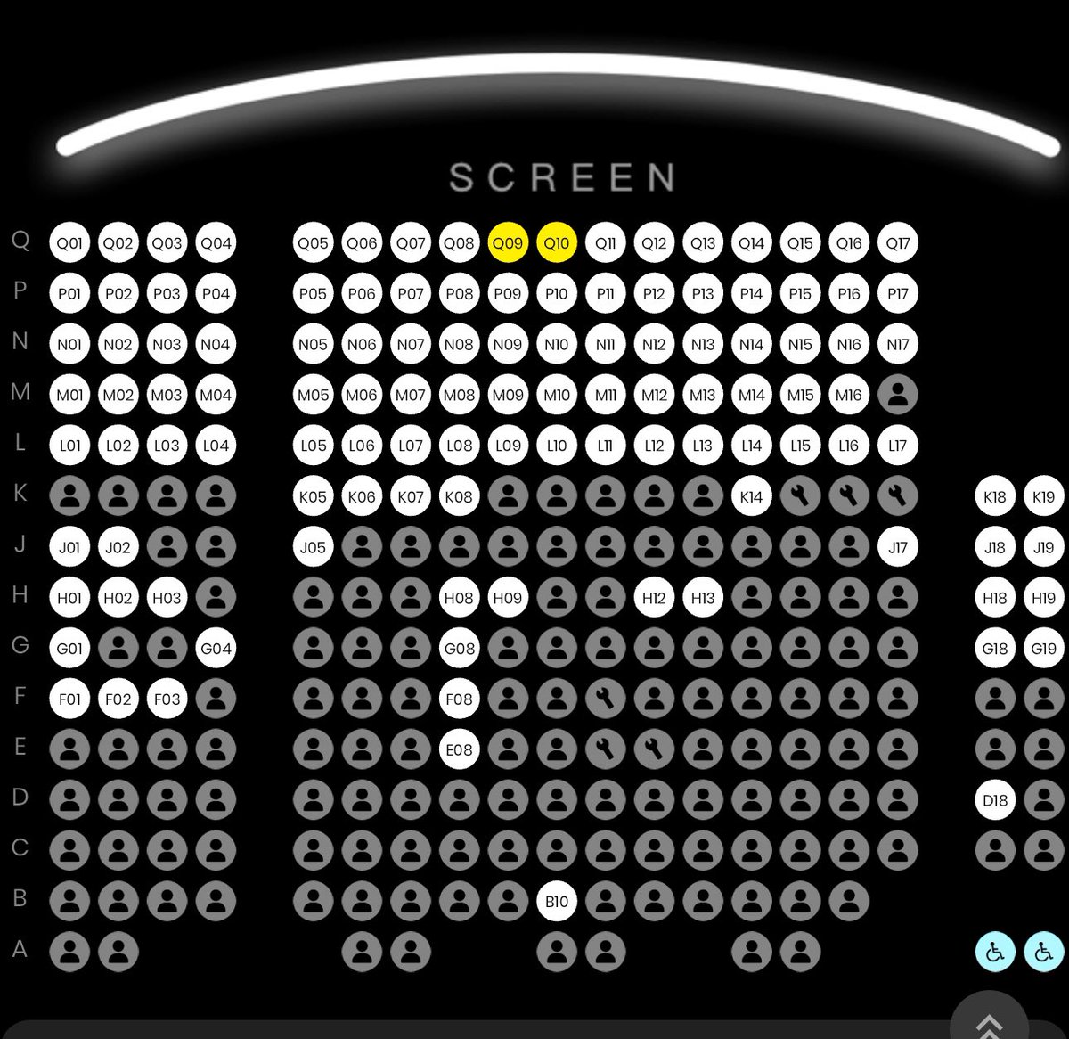 Tempat duduk mana yang plg best sebenarnya kalau tengok movie?