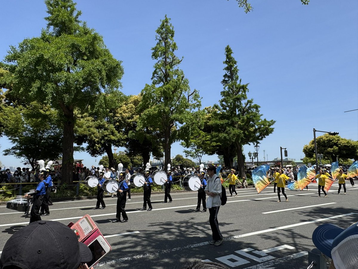 arakihisako's tweet image. 横浜民ゴールデンウィークといえば！コレ！
頑張っている姿は感動で涙でちゃう🥹🥹

#ザよこはまパレード
#ヨコハマ
#山下公園
#みなとみらい
#桜木町