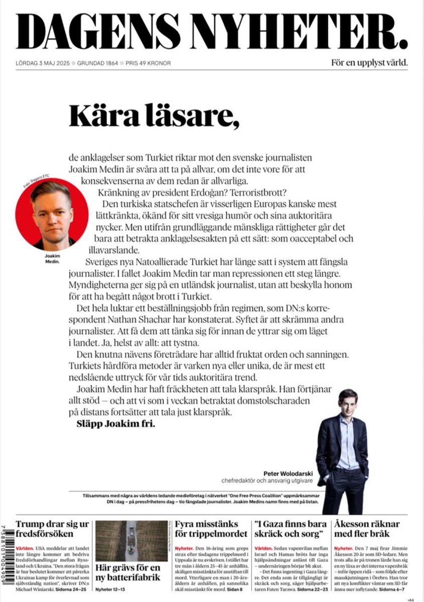 Mäktig manifestation för Joakim.