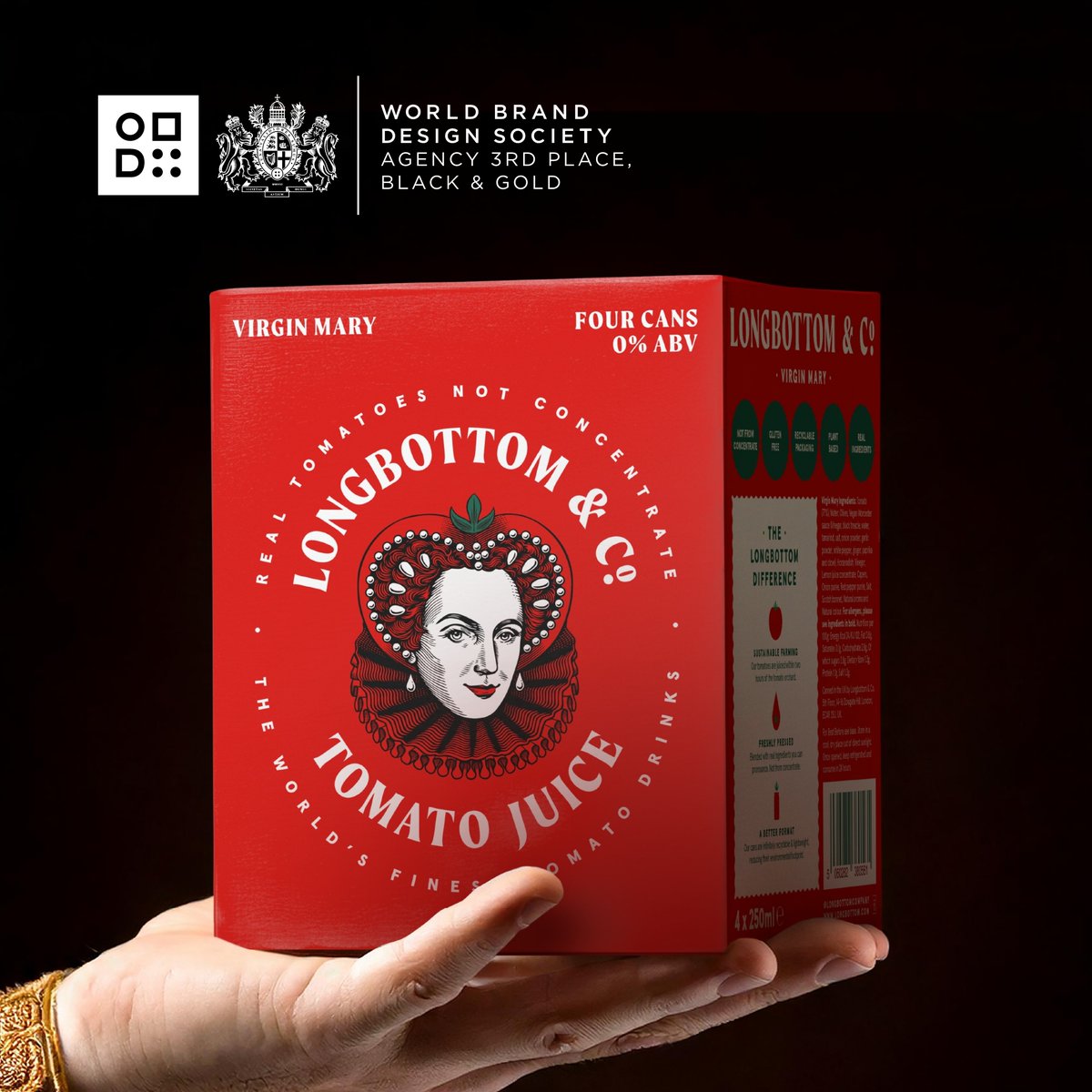 worldbrandesign's tweet photo. WBDS Agency Design Awards - 3rd Place Winner, Black and Gold Award - 2024/25 - Packaging Design: Product Redesign - Derek&Eric - Longbottom & Co - United Kingdom
.
https://t.co/HjfwwEV6V0
.
#packagingdesign #productredesign #labeldesign #branding #illustration #worldbranddesign https://t.co/1Woj4SGUUc