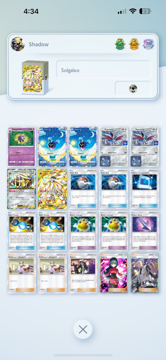 SneakyShadow95's tweet photo. This is torture but i did it.

#PokemonTCGPocket https://t.co/YvZotKD6DW