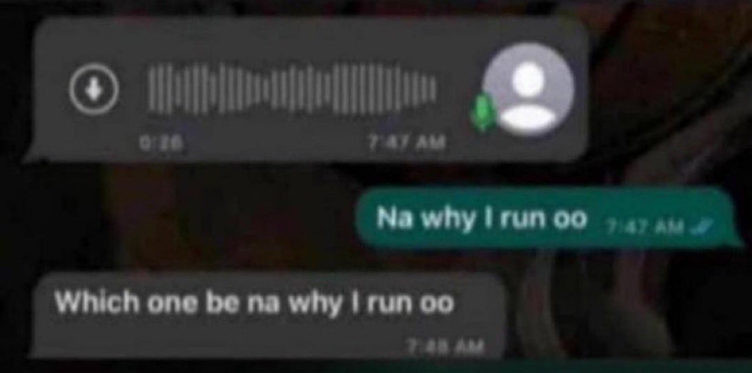 Sollex_Xtin's tweet image. Run as how 😂💔