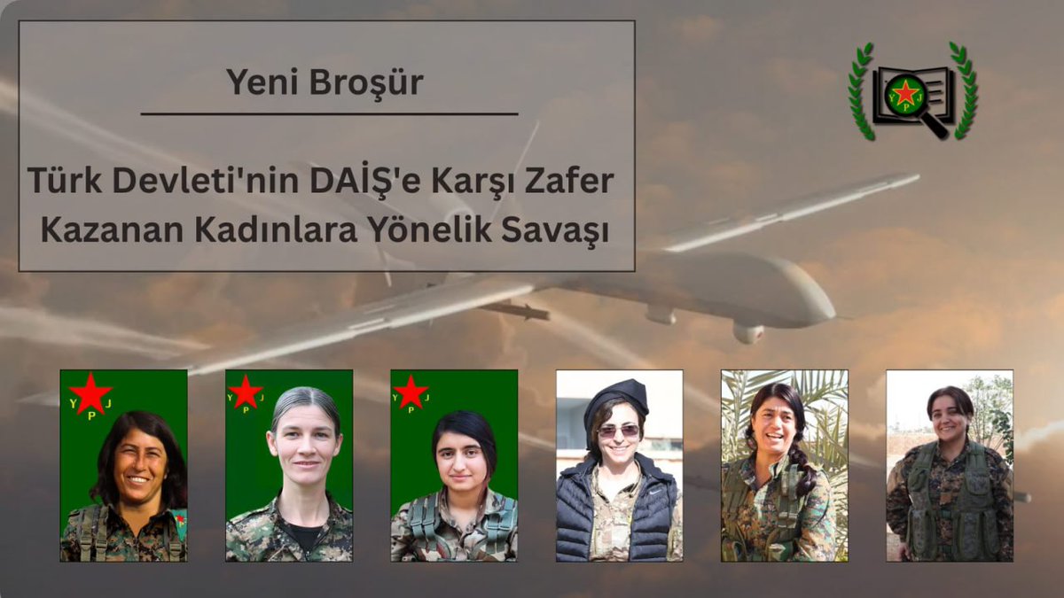 ypj_enformasyon's tweet image. 📝Broşürde saldırılar, hedef alınan #YPJ Komutan ve savaşçılarının yaşamları ve Türk devletinin Kuzey ve Doğu #Suriye'deki halka ve devrime karşı yürüttüğü özel savaş stratejisi değerlendirilmiştir.
ypj-info.org/tr/resources_t…