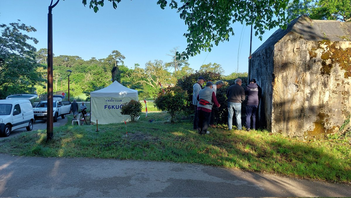F6KUQ/P s'installe pour la journée à Gujan Mestras sur le bassin d'Arcachon