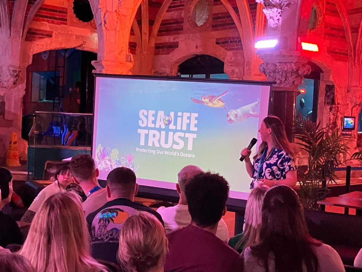 A fantastic Conservation Evening at SEA LIFE Brighton this week. Speakers covered marine and freshwater turtle research and conservation. Incredible rehab and repatriation facility at the site and a great opportunity to share all of our work. A great night!