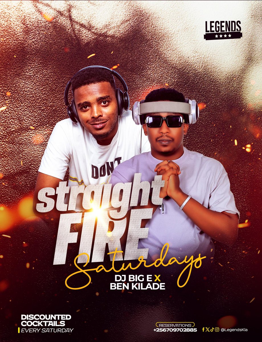 Legends (@legendskla) on Twitter photo Turning the heat all the way up π₯
#StraightFireSaturdays is for the bold & the lit π―
<a href="/Deejaybige1/">Deejay Big E</a> & <a href="/Dj_BenKilade/">Dj Ben Kilade official πΊπ¬</a> turning the tables into a vibe factoryπ₯³
βοΈ Cocktails that hit
βοΈ Bites that bite back
βοΈ Energy that doesnβt quit
Catch the moment π€©π₯³
#WeekendVibes Turning the heat all the way up π₯
#StraightFireSaturdays is for the bold & the lit π―
<a href="/Deejaybige1/">Deejay Big E</a> & <a href="/Dj_BenKilade/">Dj Ben Kilade official πΊπ¬</a> turning the tables into a vibe factoryπ₯³
βοΈ Cocktails that hit
βοΈ Bites that bite back
βοΈ Energy that doesnβt quit
Catch the moment π€©π₯³
#WeekendVibes