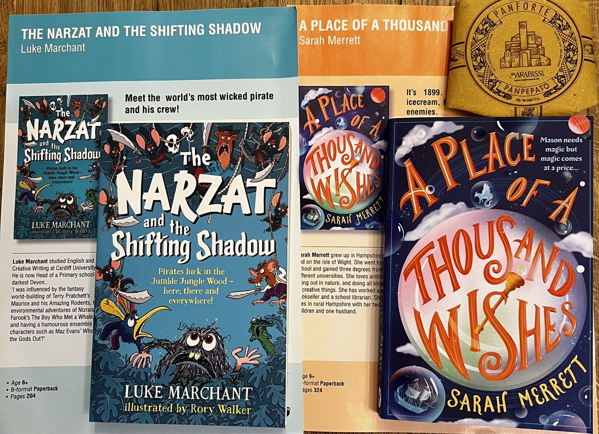 Gorgeous #bookpost from Mikka <a href="/EveryWithWords/">Mikka @ Everything With Words</a> - thank you!  I adored #TheOthers so am super excited to read #APlaceOfAThousandWishes.  <a href="/sjmerrett1/">Sarah Merrett 🫧A Place of a Thousand Wishes</a> And I’m really looking forward to another adventure with #TheNarzat - and there’s pirates! <a href="/LukeEducation22/">Luke M</a> #RoryWalker