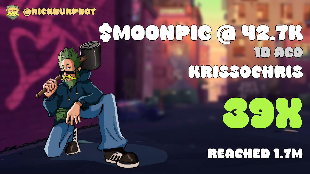 Krissochris's tweet photo. #Moonpig didn't stop pemping yet.
New ATH
1.7m mcap
#39x ✅ for #StarAlphas
Looking for new ATH 🚀
Ai3eKAWjzKMV8wRwd41nVP83yqfbAVJykhvJVPxspump https://t.co/OWmkE1BoUl