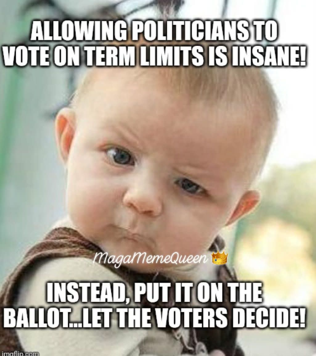 I think it's time to start letting the VOTERS decide how long these USELESS politicians are allowed to stay in power. 💯
If this was any other job, their boss would have fired them by now! ( WE'RE THEIR BOSS!) 🇺🇲 Am I right?! 🧐🇺🇲