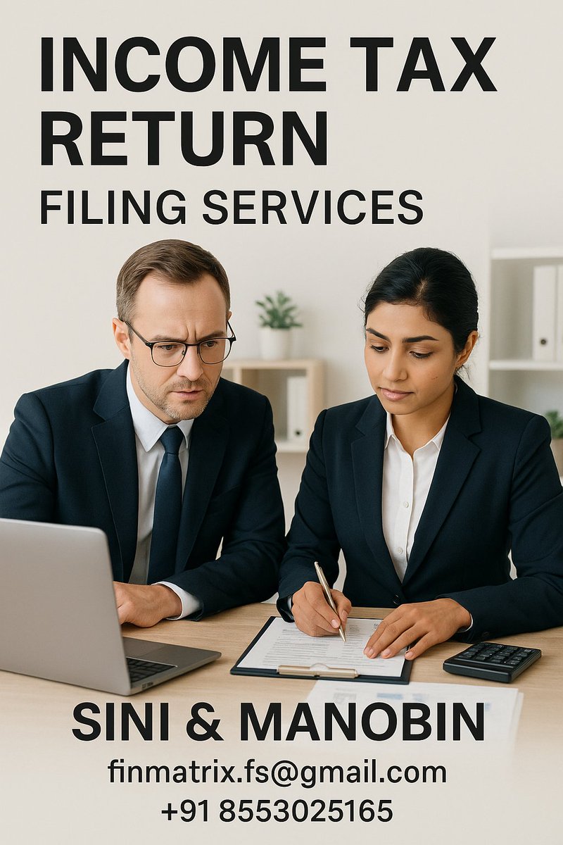 LawSini's tweet photo. ITR Filing Made Easy!
Salaried? Freelancer? Business owner?
Get your Income Tax Return filed hassle-free by experts.
✔ Fast | ✔ Affordable | ✔ Confidential
DM us or call +916362264830 now!
#IncomeTax #ITRFiling #TaxSeason #FinanceHelp https://t.co/WatJPxpN7w