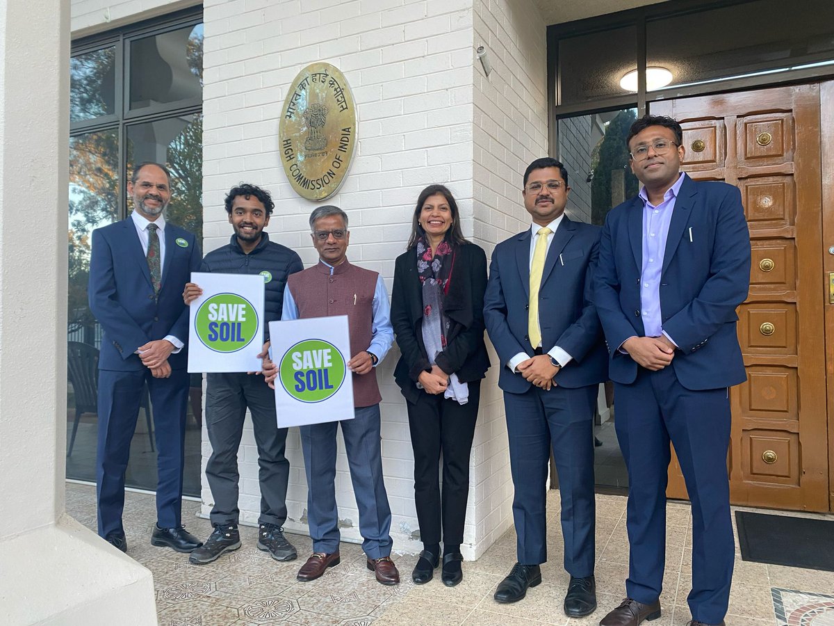 HCICanberra's tweet photo. Honouring Sahil Jha’s incredible  journey to Canberra cycling 1500 KMS in Australia for the #SaveSoil movement! Hosted by the Indian High Commission, with Penny Wensley AC as Guest of Honour, the event celebrated a powerful call for environmental action—one pedal at a time. @DrSJaishankar
@IndianDiplomacy
@MEAIndia
@PMOIndia
@cpsavesoil
@ishafoundation
@AgriGoI
@icarindia