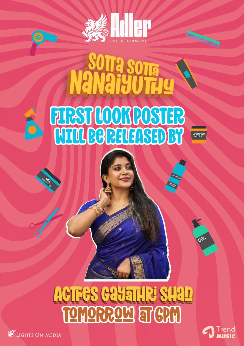 Varshini Venkat (@varshinivenkat_) on Twitter photo When love gets messy and hair stays steady.
Celebrated icons <a href="/actorsathish/">Sathish</a> & <a href="/Bala_actor/">Bala saravanan actor</a> #gayathrishan will unveil First Look of #SottaSottaNanaiyudhu Today at 6pm
#SSNFirstLook
<a href="/naveedhsfareed/">naveedhsfareedh</a>
<a href="/actornishanth/">Nishanth Russo</a>
<a href="/itsshaalini/">Shalini</a>
<a href="/trendmusicsouth/">TrendMusic</a>
<a href="/renju2786/">RENJITH UNNI</a>
#varshinivenkat When love gets messy and hair stays steady.
Celebrated icons <a href="/actorsathish/">Sathish</a> & <a href="/Bala_actor/">Bala saravanan actor</a> #gayathrishan will unveil First Look of #SottaSottaNanaiyudhu Today at 6pm
#SSNFirstLook
<a href="/naveedhsfareed/">naveedhsfareedh</a>
<a href="/actornishanth/">Nishanth Russo</a>
<a href="/itsshaalini/">Shalini</a>
<a href="/trendmusicsouth/">TrendMusic</a>
<a href="/renju2786/">RENJITH UNNI</a>
#varshinivenkat