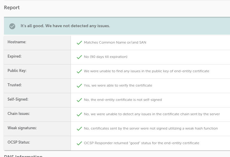 hegaleon's tweet photo. @KpunToN00b Interesting but not at the same time, whilst certificates were in the building they were not attached. Propogation restarted few hours back. decoder says its healthy, site still not happy. Watching brief on this. Thank you for pointing this out once more. https://t.co/NL5yIoW8BA