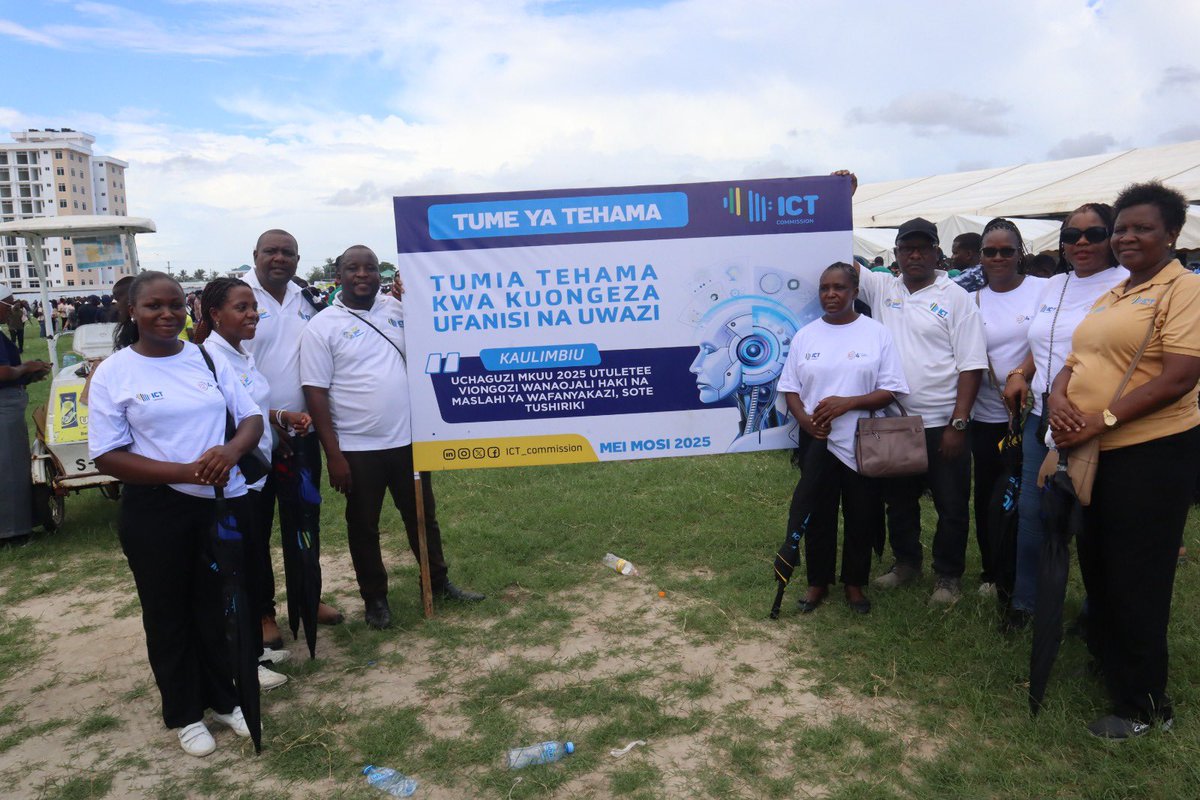 #TumeYaTehama imeshiriki kikamilifu #MeiMosi2025 Dar es Salaam, ikionyesha mshikamano wa wafanyakazi na kuthamini mchango wao katika kukuza sekta ya TEHAMA na maendeleo ya taifa kwa ujumla.

#WafanyakaziMbele #Uchaguzi2025 #HakiNaMaslahi